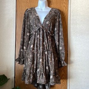 Brand new open back dress